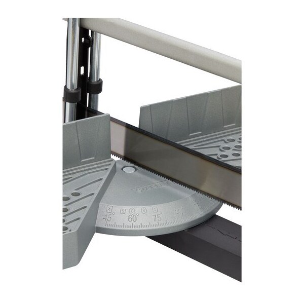 Stanley Adjustable Angle Clamping Miter Box with 22 in. Saw 20800 Zoro